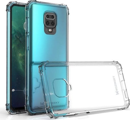 Wozinsky Wozinsky Anti Shock pancerne etui do Xiaomi Redmi Note 9 Pro / Redmi Note 9S przezroczysty uniwersalny