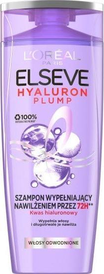 L’Oreal Paris LOREAL_Elseve Hyaluron Plump szampon wypełniający nawilżeniem do włosów odwodnionych 400ml