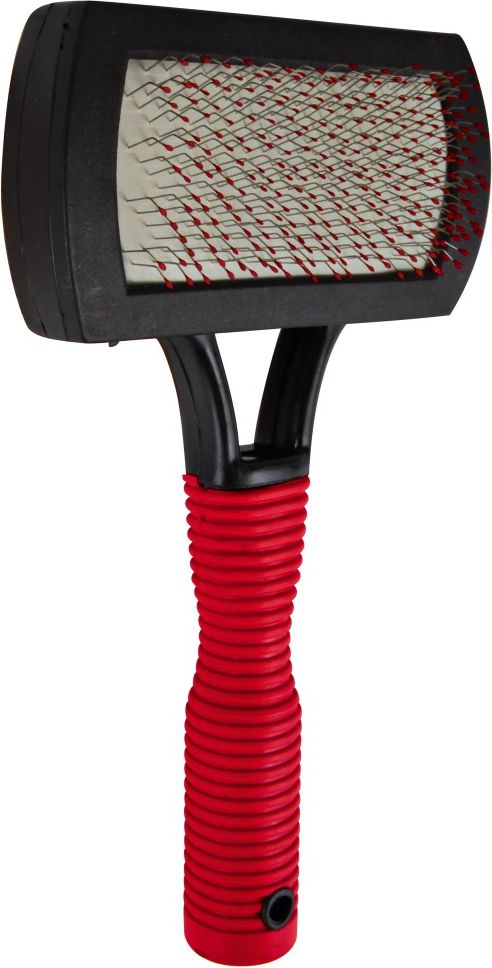 Trixie MIĘKKA SZCZOTKA Z GUMOWĄ RĄCZKĄ 10 x 17 cm