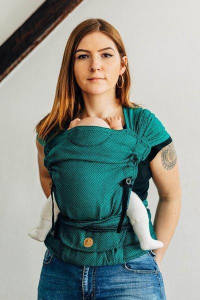 LennyLamb Nosidełko hybrydowe - Szmaragd Regulowane