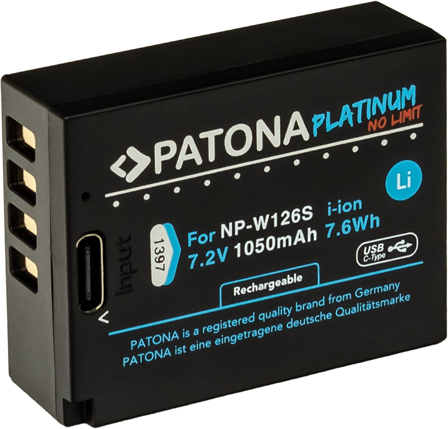 PATONA 1397 bateria do aparatu/kamery Litowo-jonowa (Li-Ion) 1050 mAh