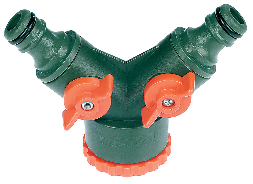 Ramp Trójnik z dwoma zaworami z gwintem 1" (R1132)