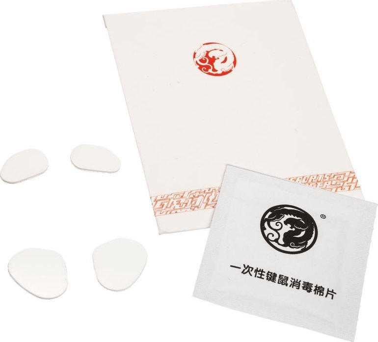 Ślizgacze Triton Tiger Gaming Arc2 Maus-Skates fr Endgame Gear XM1 - 1 Set, wei