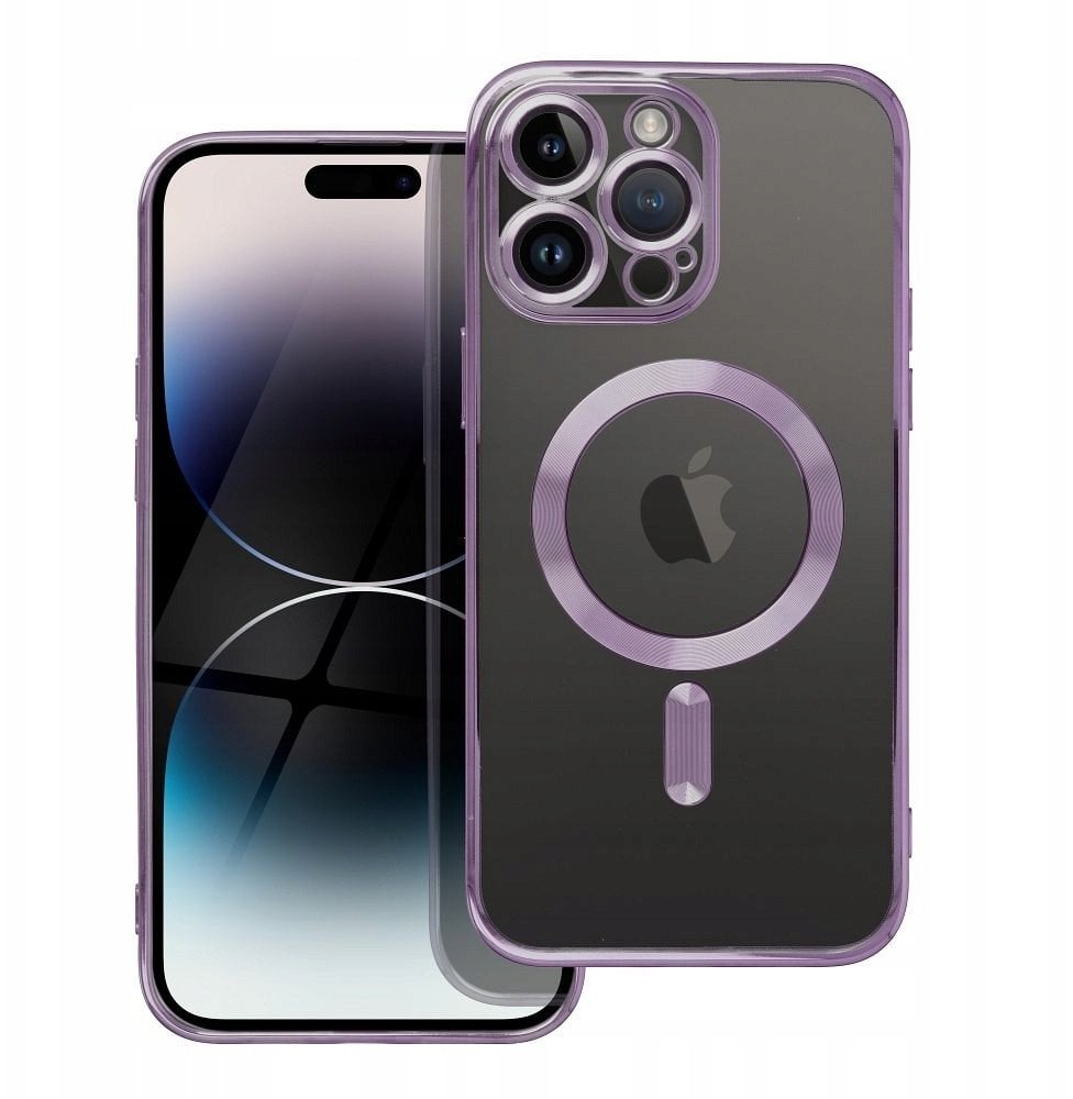 Futerał ELECTRO MAG COVER kompatybilny z MagSafe do IPHONE 11 Pro fioletowy