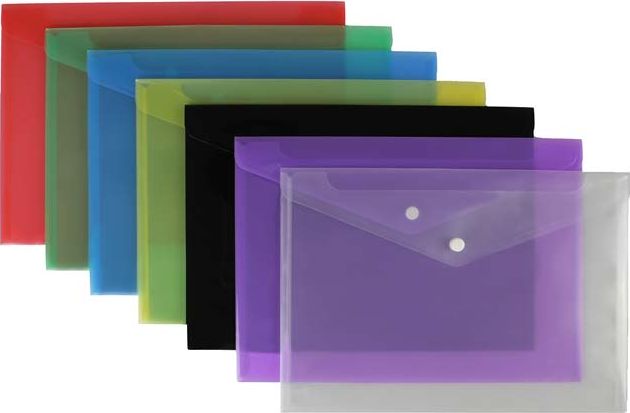 Biurfol Teczka kopertowa A4 satyna mix