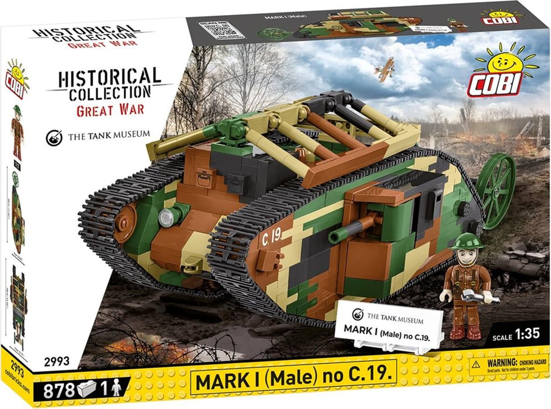 Cobi HC Mark I Male no C.19. The Tank Museum