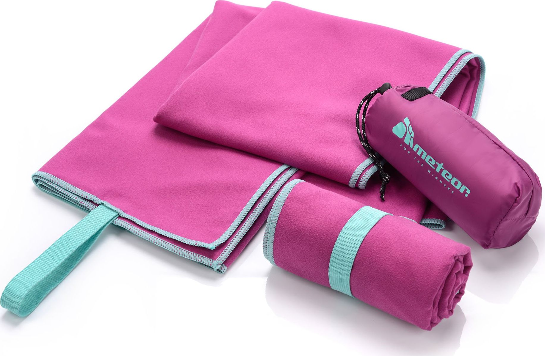 Meteor Ręcznik szybkoschnący S 42x55 cm fioletowy Meteor