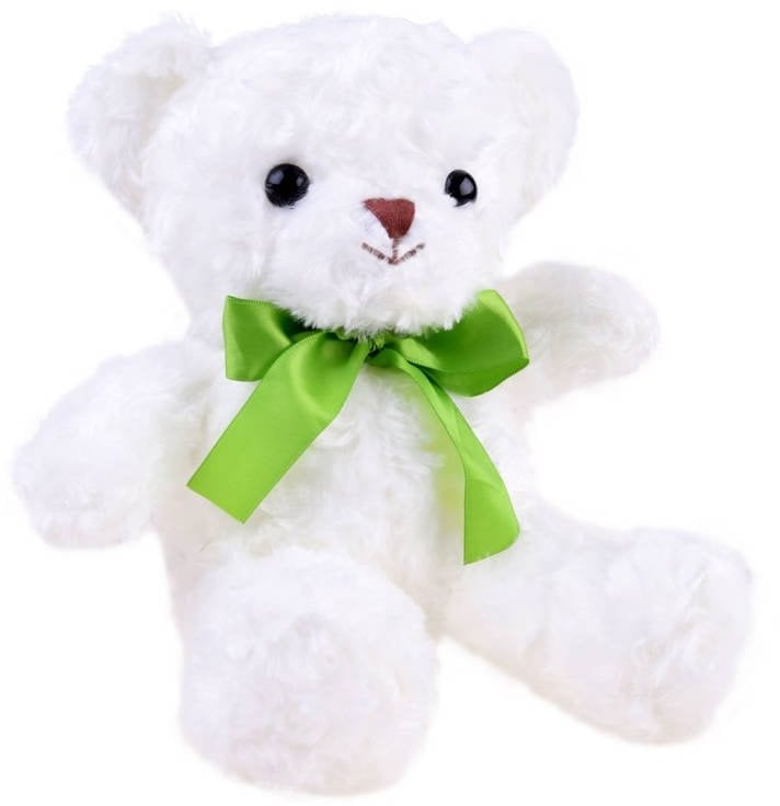 Jokomisiada Pluszowy biały Miś niedźwiadek Pluszak 30cm ZA4455