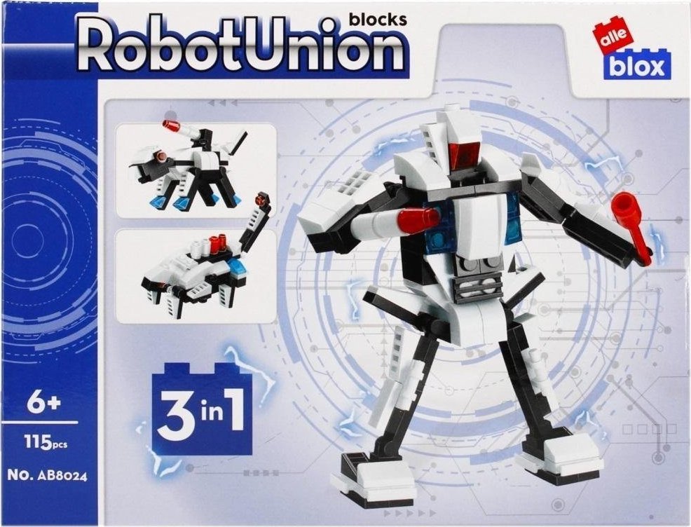 ALLEBLOX Klocki konstrukcyjne Robot 115 elementów ALLEBLOX