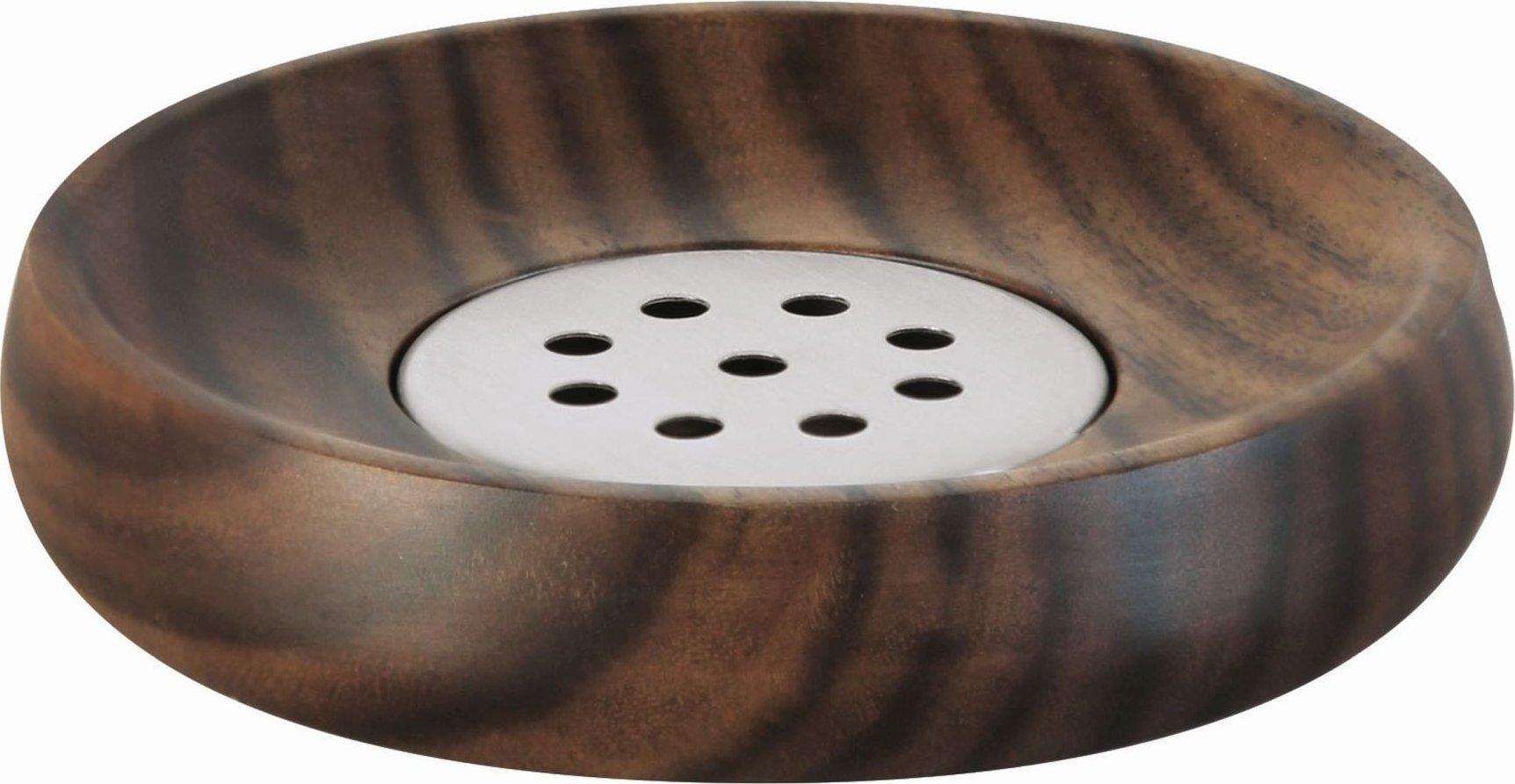 Kleine Wolke Kleine Wolke Acaia Mydelniczka z drewna akacji/chrom brąz