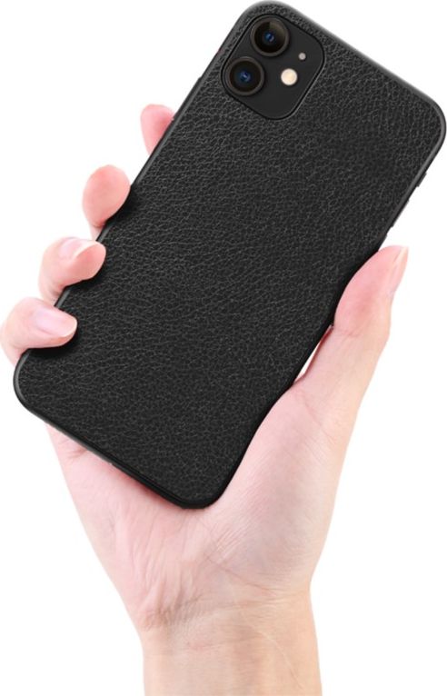 Rock Space Folia UZIEN od ROCK SPACE na tył telefonu - skóra : Kolor - czarny