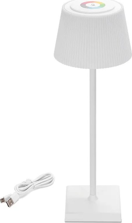 Lampka biurkowa Aigostar Akumulatorowa lampa biurkowa 4W RGB+CCT z dotykowym ściemnianiem 5VUSB Akumulatorowa lampa biurkowa 4W RGB+CCT z dotykowym ś