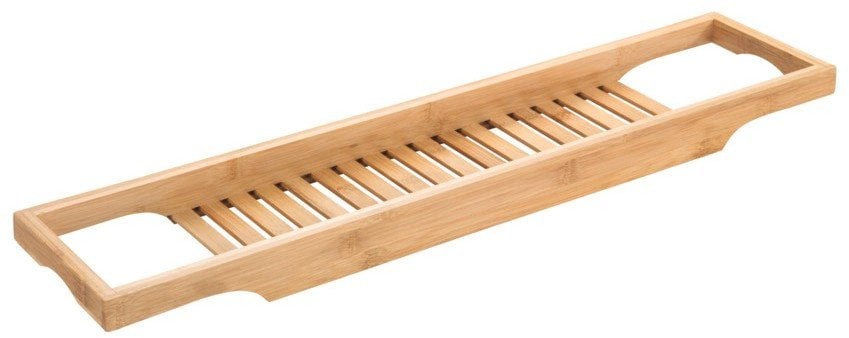 Bambusowa półka na wannę BAMBUSA, 70 x 16 x 4,5 cm, WENKO