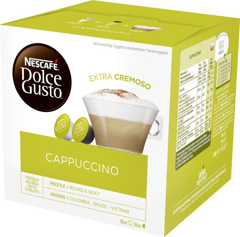 Nestle Kapsułki Cappuccino do Dolce Gusto 16 szt.