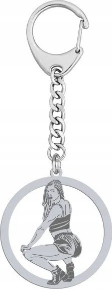 Radziszewska Jewellery Brelok Twerking Twerk srebro GRAWER GRATIS