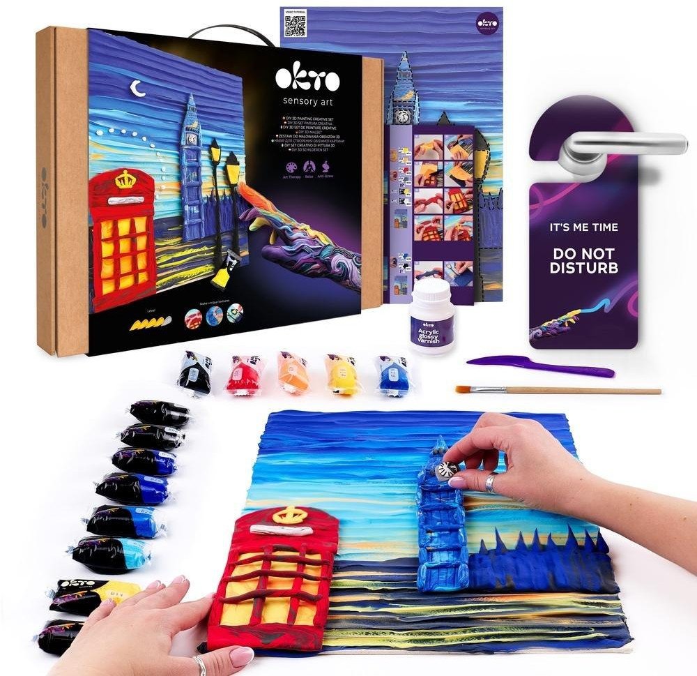 Zestaw kreatywny do modelowania 3D London City EDUKAMP