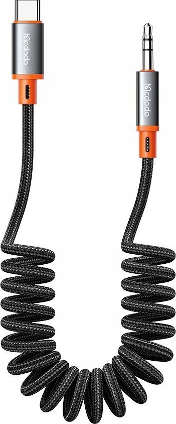 Kabel USB Mcdodo USB-C - mini Jack 3.5 mm 2 m Czarny (CA-0900)