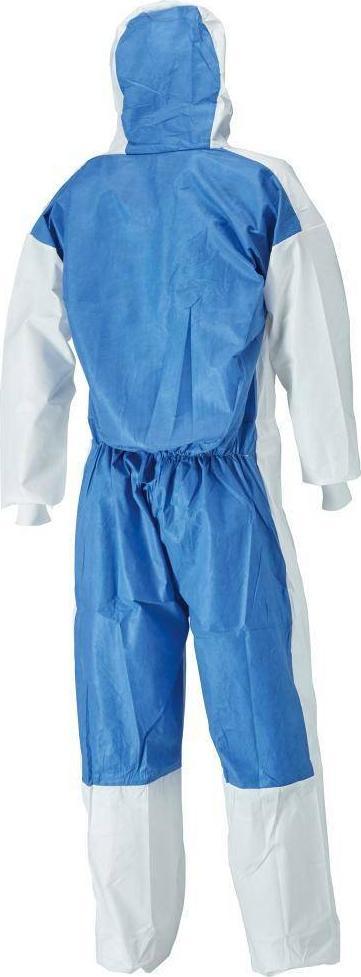 Kombinezon ochronny 4535, bialy/niebieski Typ 5/6 rozm.M