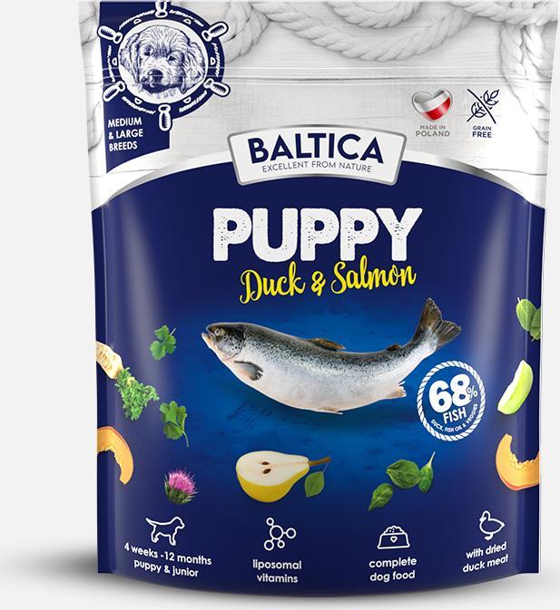 Baltica Karma dla szczeniaka Duck & Salmon 1kg Duże i Średnie rasy