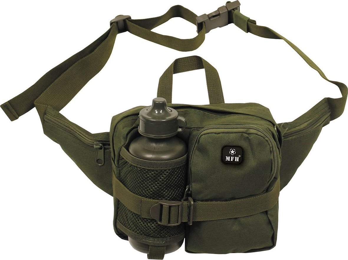 MFH TORBA NA PAS (NERKA) Z BIDONEM ZIELONA MFH