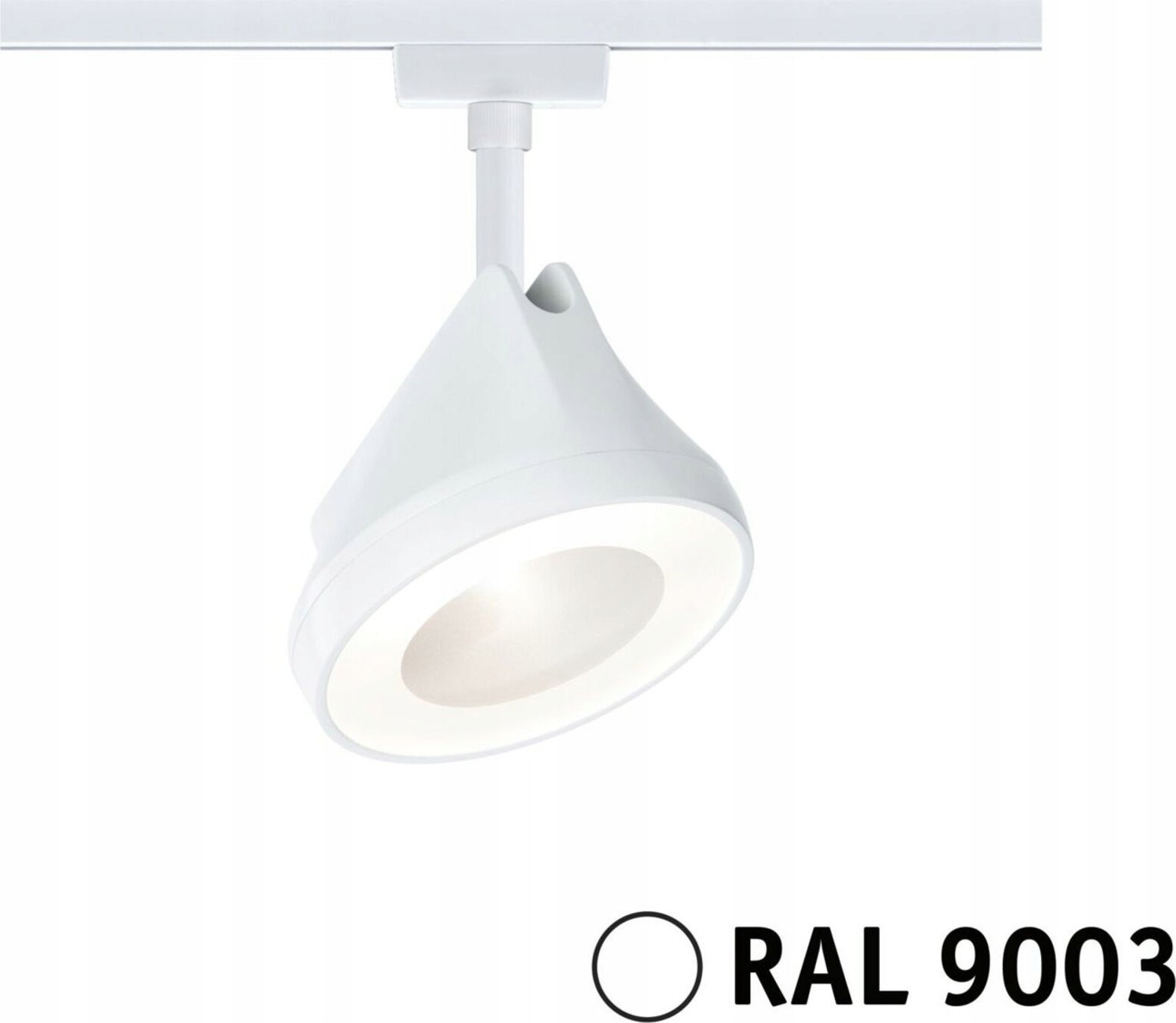 Paulmann Reflektor na szynoprzewód URail ARENA 15W DIM 850lm 2700K 230V biały RAL9003 / metal