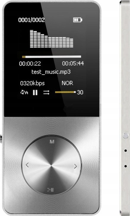 MP4 Ravo T1 srebrny 16 GB