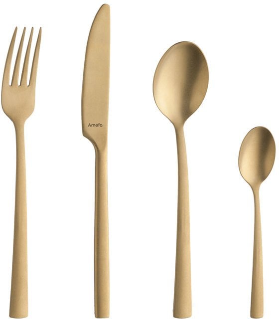 Manille 9035 - 16-pc set in vintage box - gold- stonewash