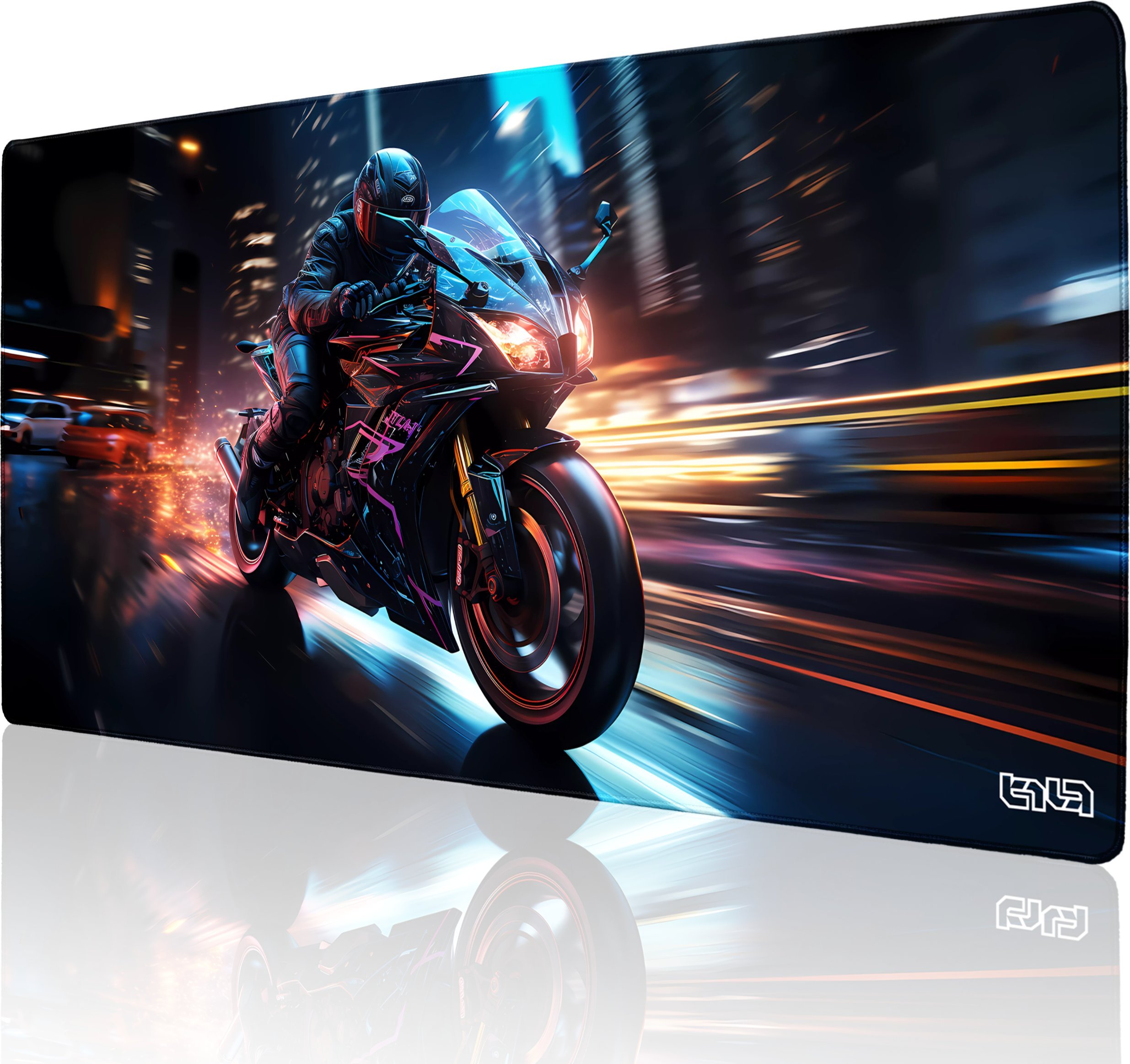 Podkładka Tilt PODKŁADKA POD MYSZ GAMINGOWA Neonowy Jednoślad 100x50 TILT XL Prezent