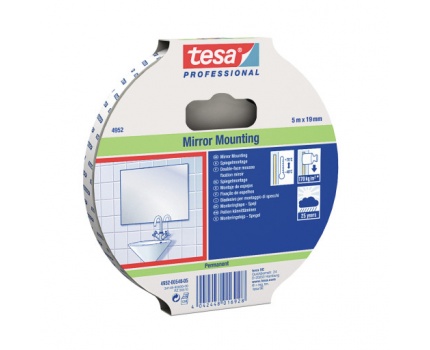 Tesa Taśma dwustronna montażowa do mocowania luster 5m 19mm H0495204