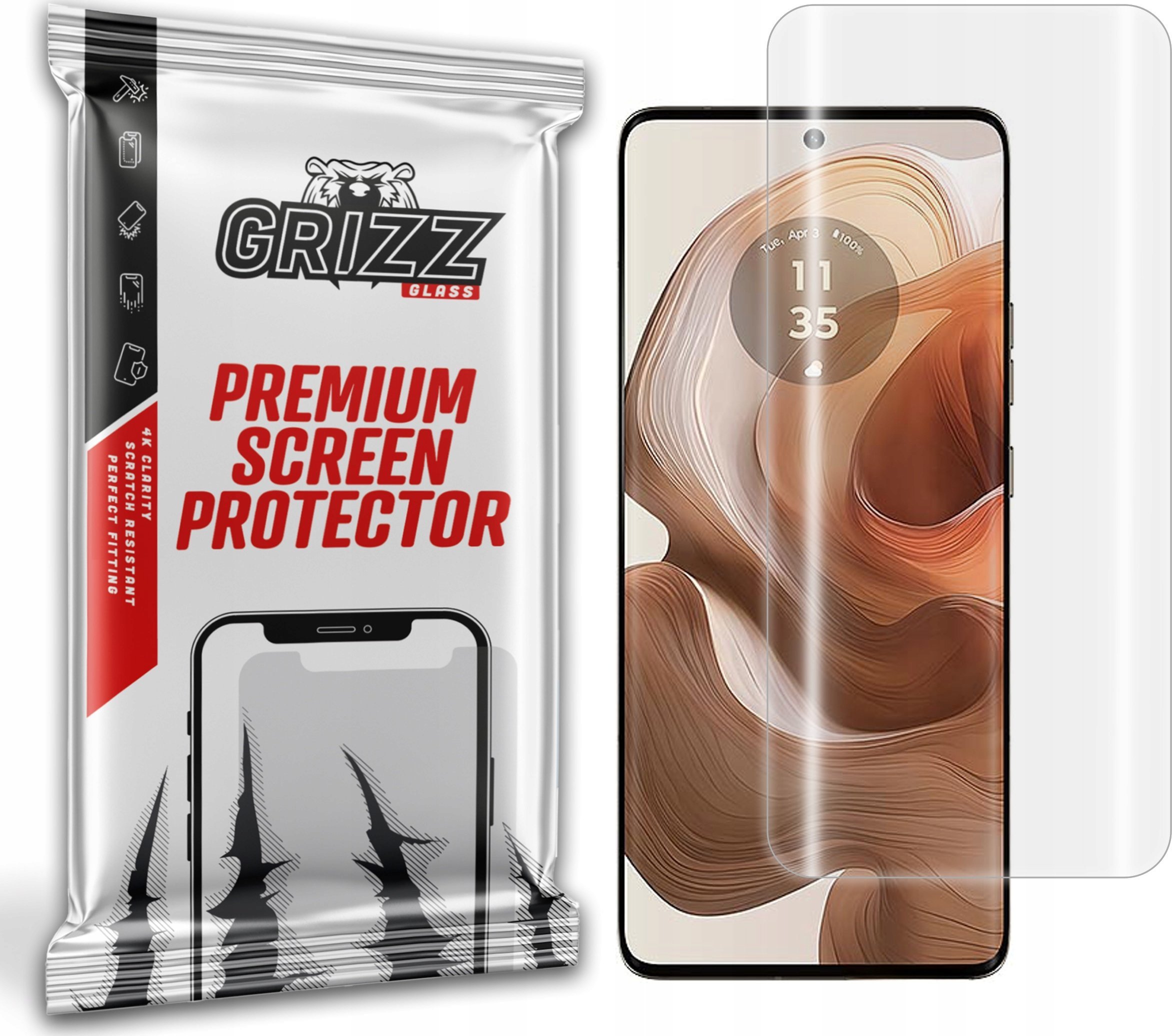 GrizzGlass Folia hydrożelowa GrizzGlass Hydrofilm do Motorola Edge 50 Ultra