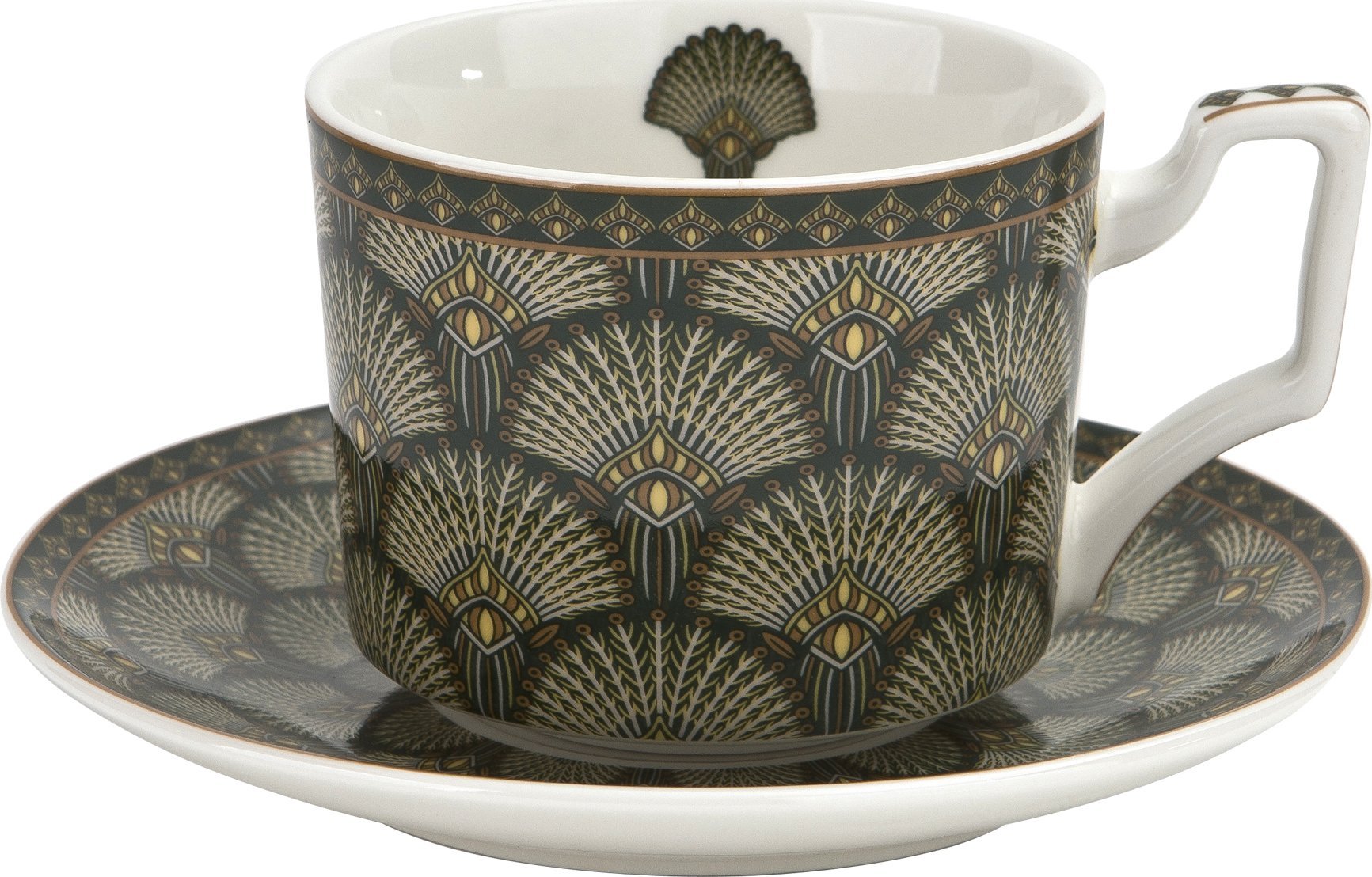 DUO Kpl.2 filiżanek ze spodkami 250ml Verdigo