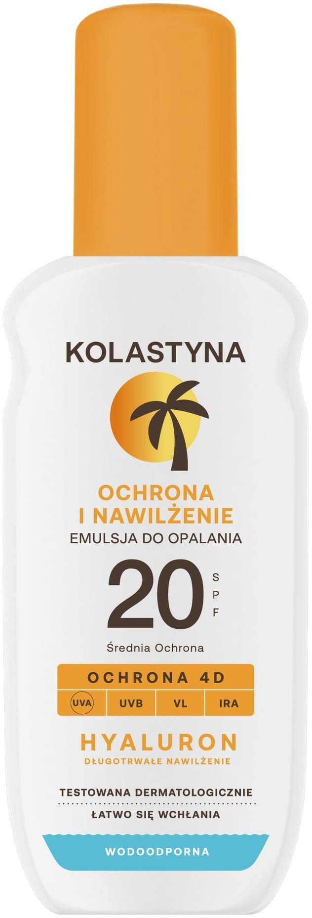 KOLASTYNA Ochrona i nawilżenie Emulsja do opalania w sprayu SPF20 150 ml