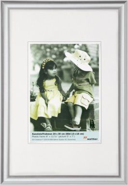 Ramka Walther Trendstyle, 20x30, plastikowa, srebrna (KP030S)