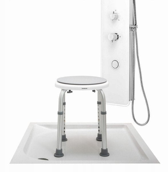 InnovaGoods Rotating and Adjustable Bathroom Stool
