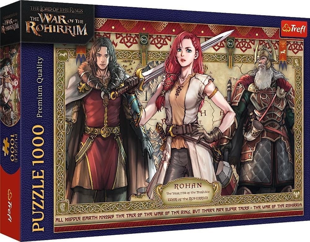 Trefl Puzzle Władca Pierścieni - Wojna Rohirrimów 1000 elementów (10937)