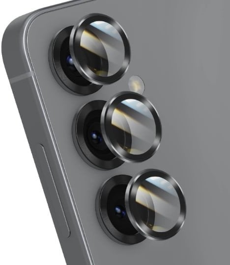 Szkło hartowane Forcell Premium do aparatu - do Samsung Galaxy S25 Srebrny Cień