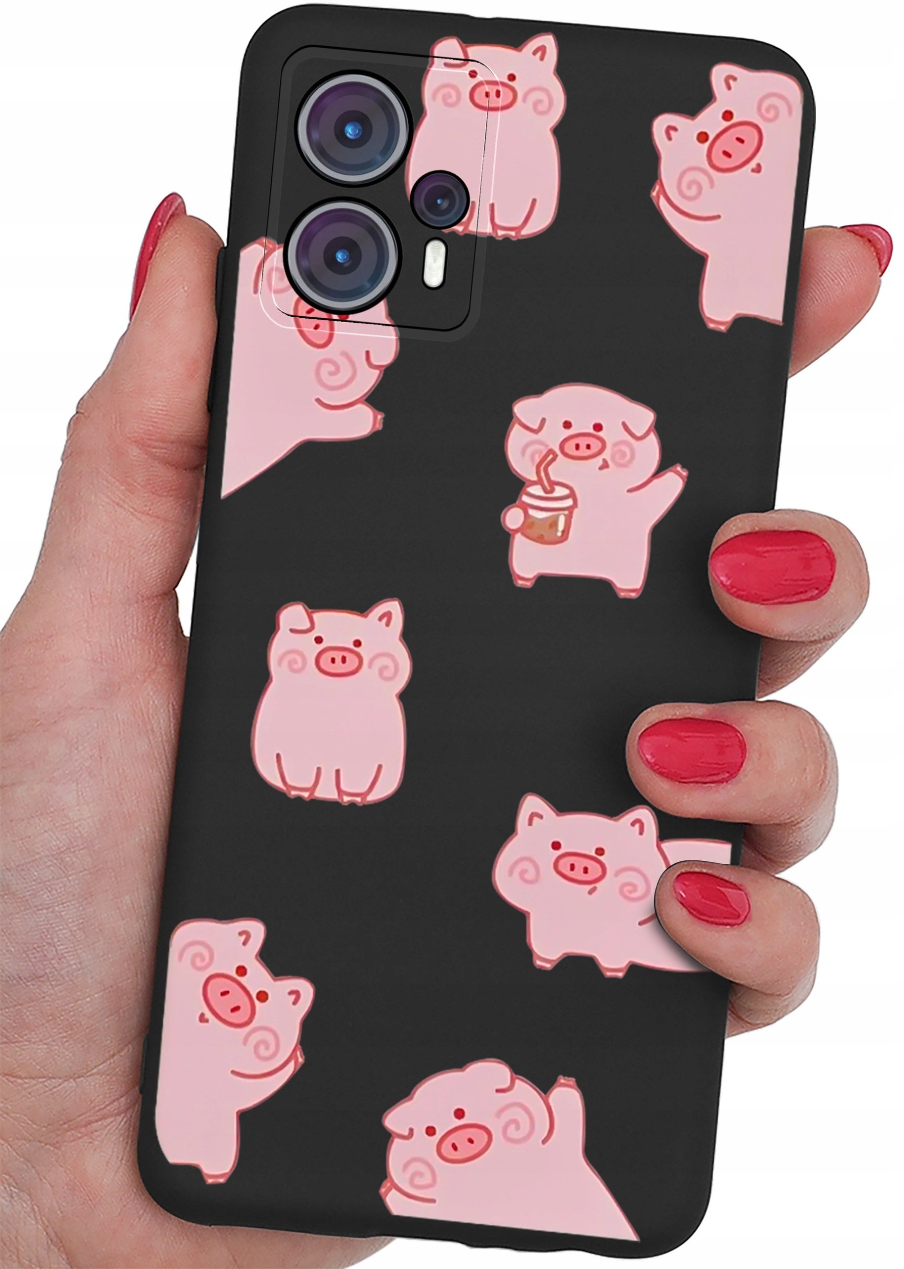 Etui do Motorola Moto G13 | G23 CASE WZORY MATOWE PLECKI MATT + SZKŁO 9H