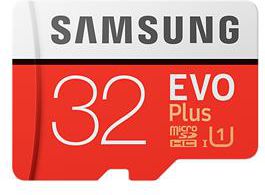 Karta Samsung EVO Plus MicroSDHC 32 GB Class 10 UHS-I/U1 (MB-MC32GA/EU)