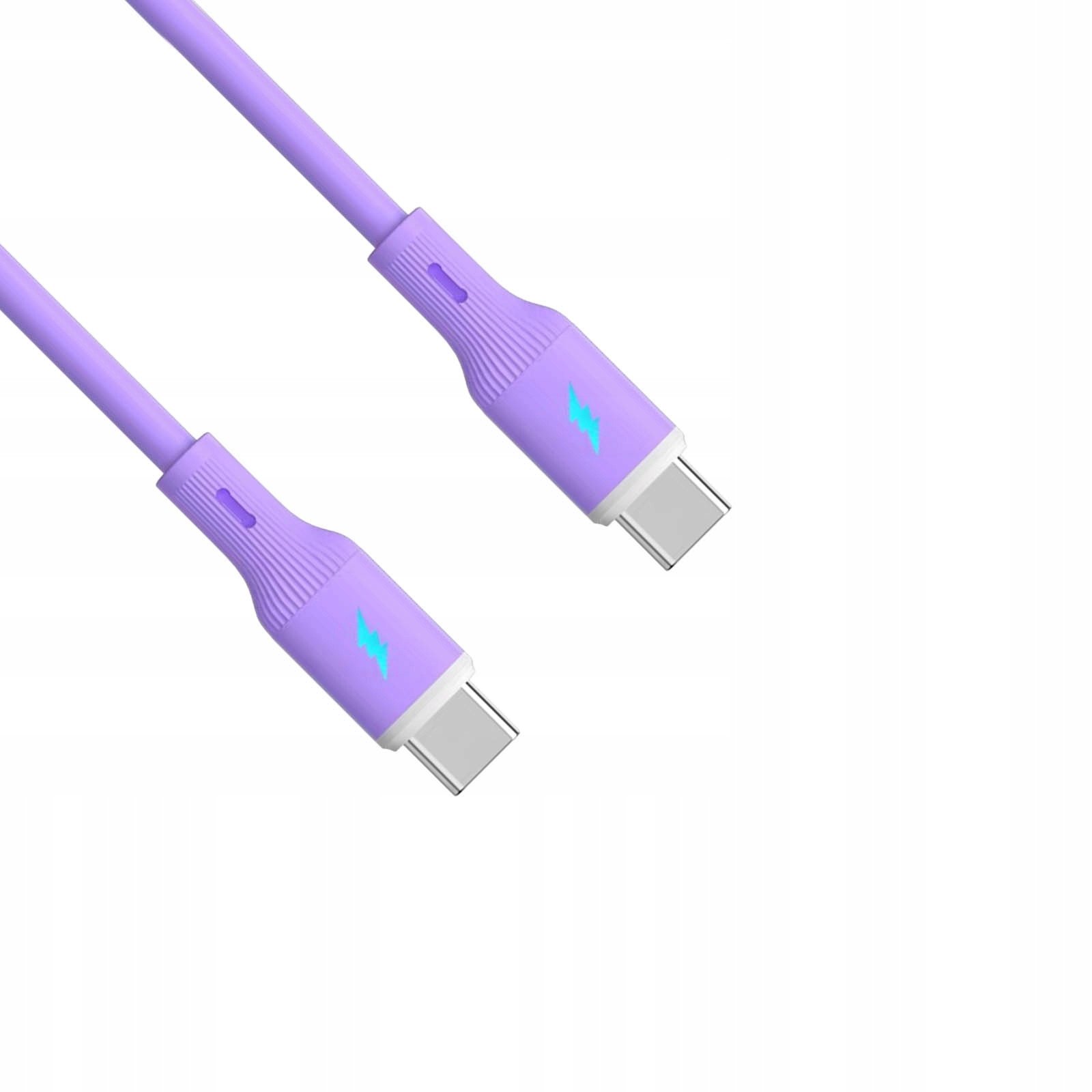 Kabel USB Akyga USB-C - USB-A 1 m Fioletowy (AK-USB-70)