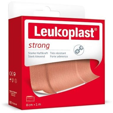Leukoplast, Plaster Strong 8cm x 1m, 1 sztuka