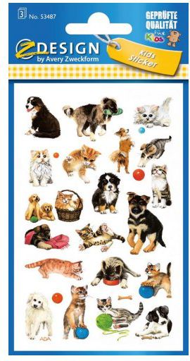 Avery Zweckform ZWIERZĘTA NAKLEJKI (53487)