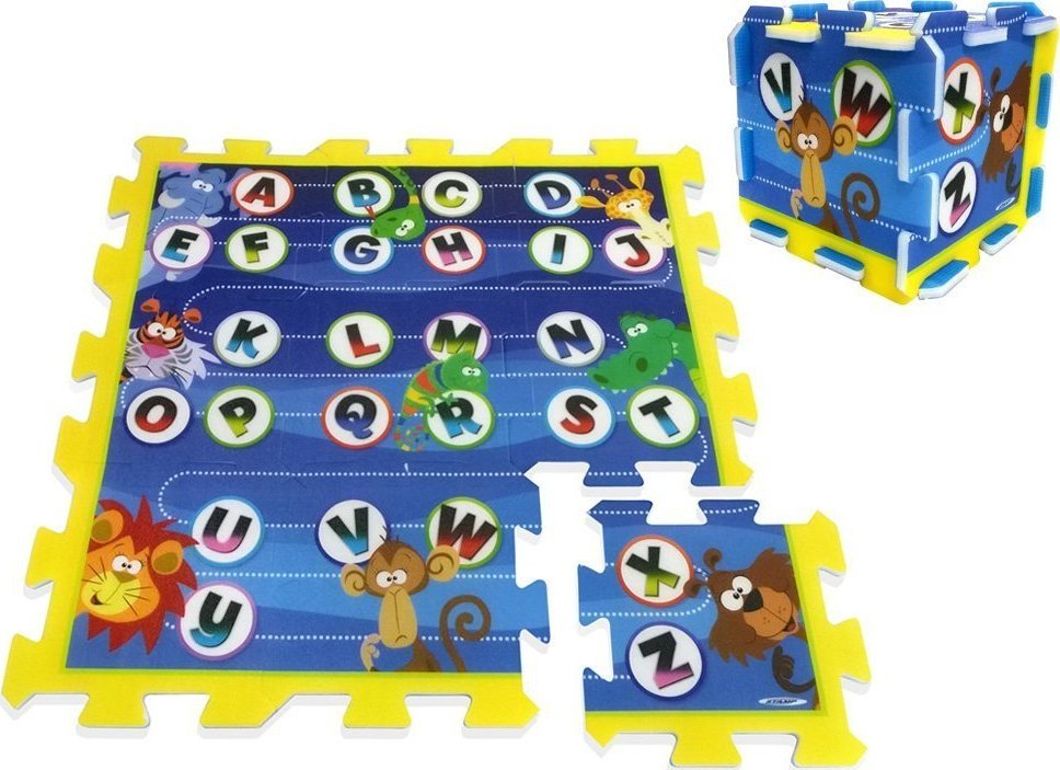 Stamp Puzzle piankowe mata Zwierzęta Alfabet ZA3148