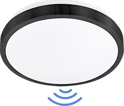 Lampa sufitowa Apte Plafon LED 2xE27 z czujnikiem ruchu mikrofalowy