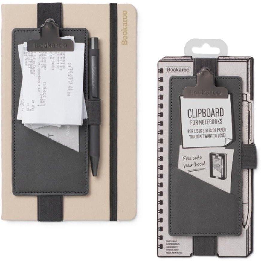 Bookaroo Clipboard for Notebooks - szara