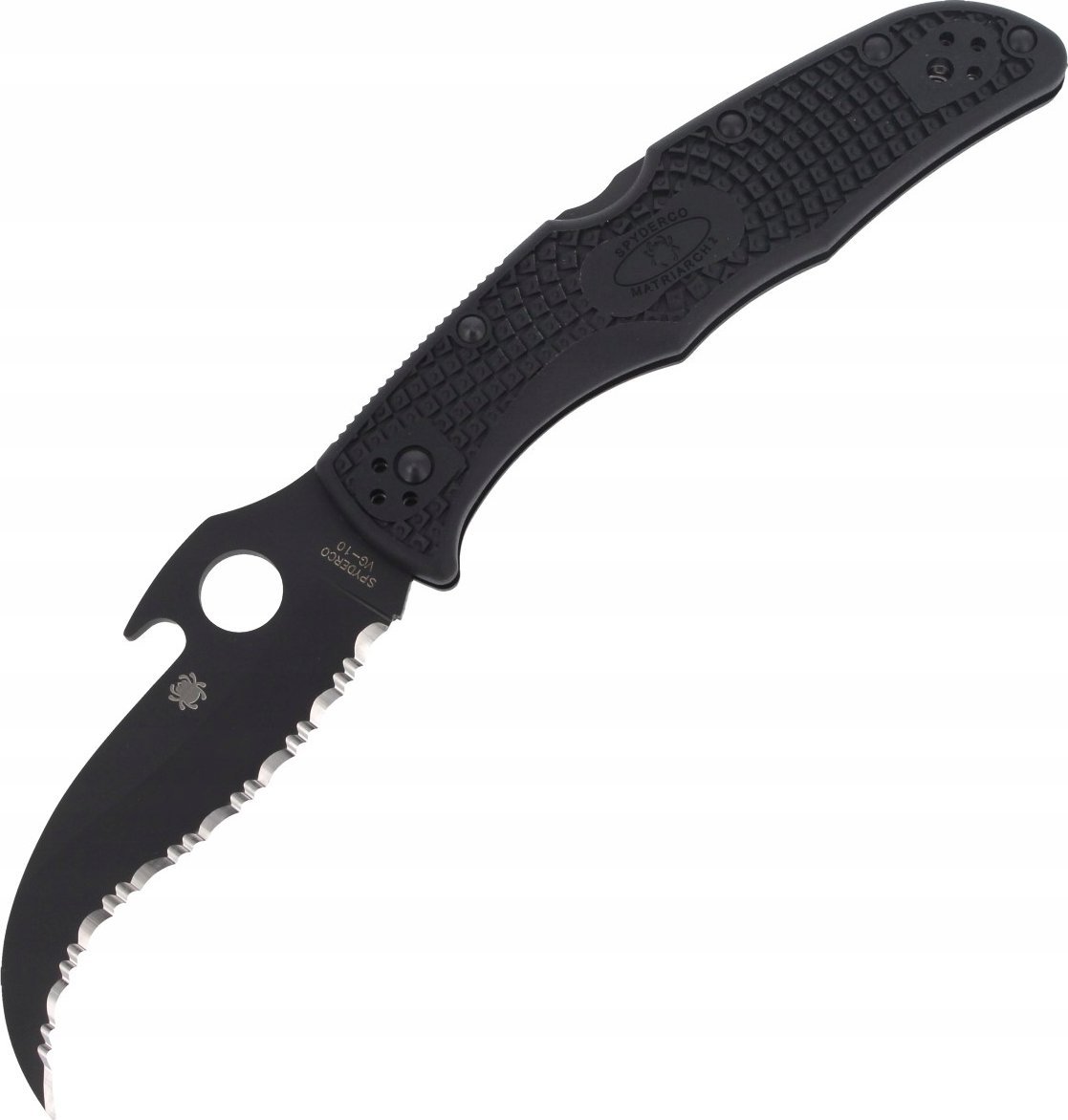 Spyderco Nóż składany Spyderco Matriarch 2 FRN Black Emerson Opener Black Blade (C12SBBK2W)