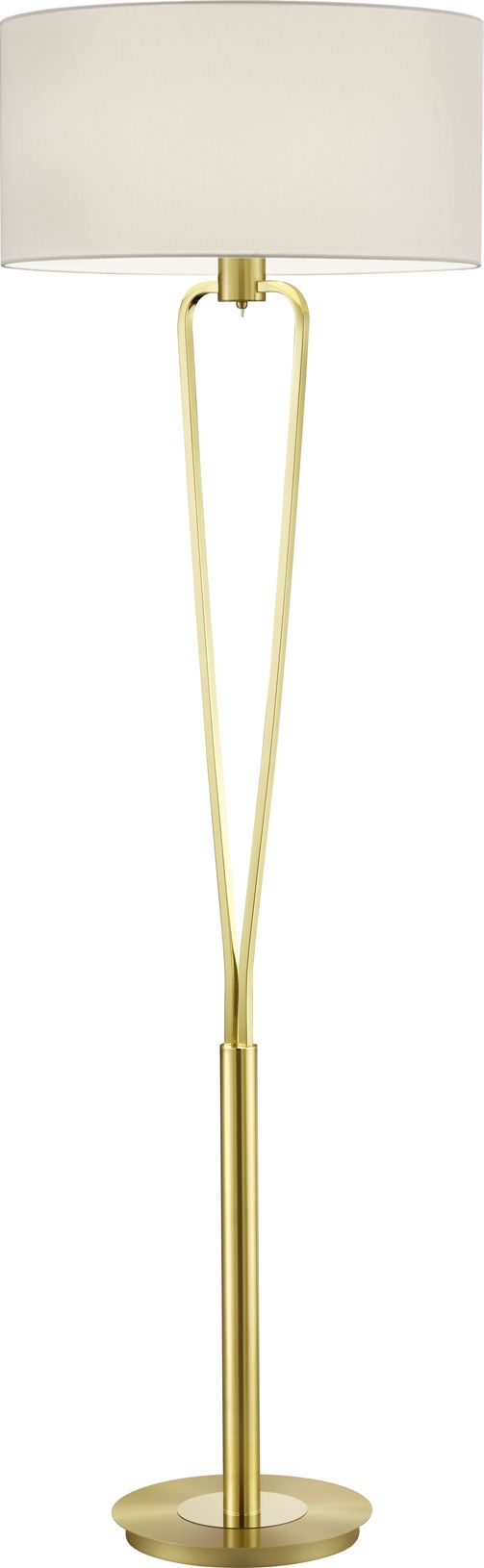 Lampa podłogowa Trio Lampa stojąca biała Trio PARIS II 400200108