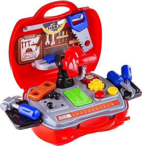 Warsztat stolarski w walizce - Piła, Młotek, Narzędzia