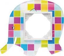 Efapel EFAPEL KIDS RAMKA 1-KROTNA KOLOROWY SŁOŃ 90910 KKS