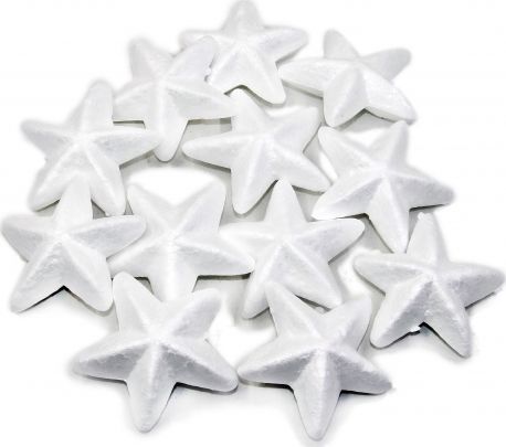 Craft with Fun CF OZDOBA DEK STYROP GWIAZDA 60MM OP12 12/48
