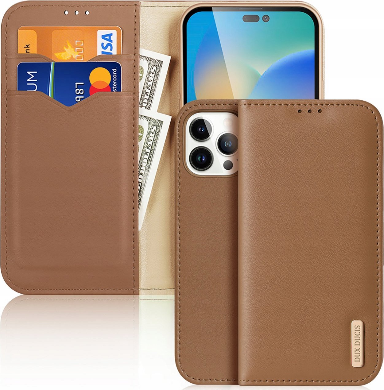Dux Ducis Etui Dux Ducis Hivo Apple iPhone 14 Pro Max brązowy